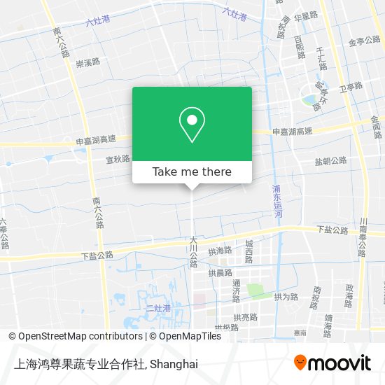 上海鸿尊果蔬专业合作社 map