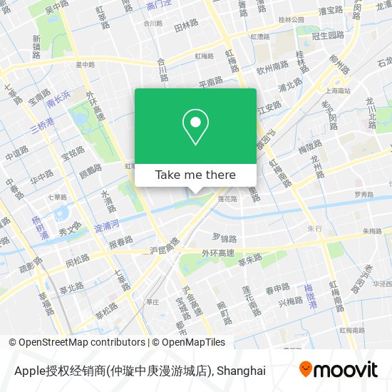 Apple授权经销商(仲璇中庚漫游城店) map