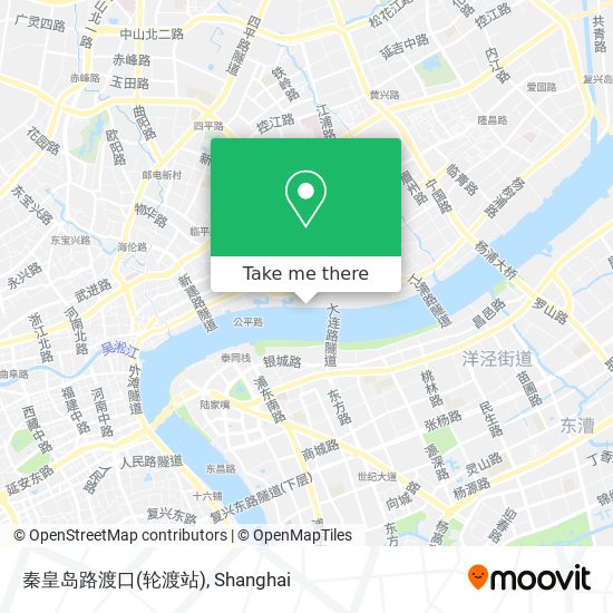 秦皇岛路渡口(轮渡站) map