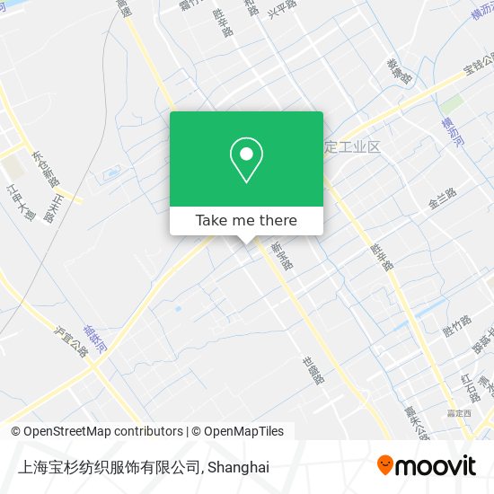 上海宝杉纺织服饰有限公司 map