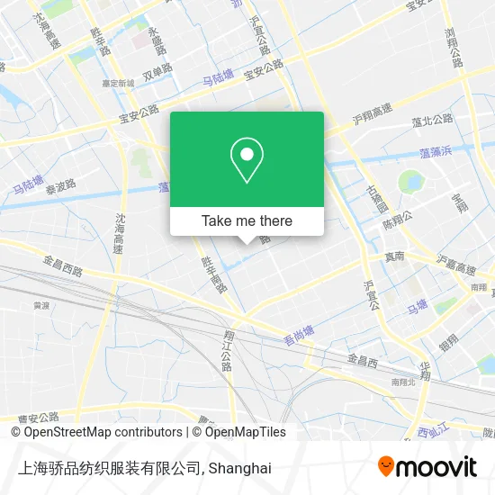上海骄品纺织服装有限公司 map