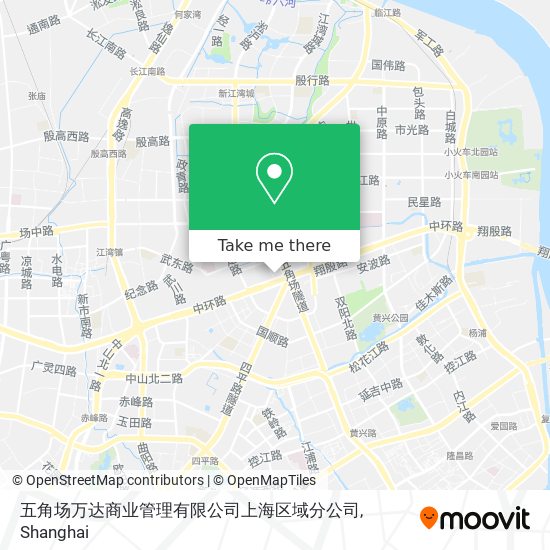 五角场万达商业管理有限公司上海区域分公司 map