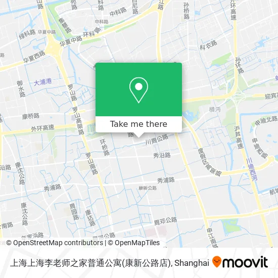 上海上海李老师之家普通公寓(康新公路店) map