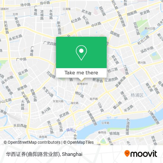 华西证券(曲阳路营业部) map