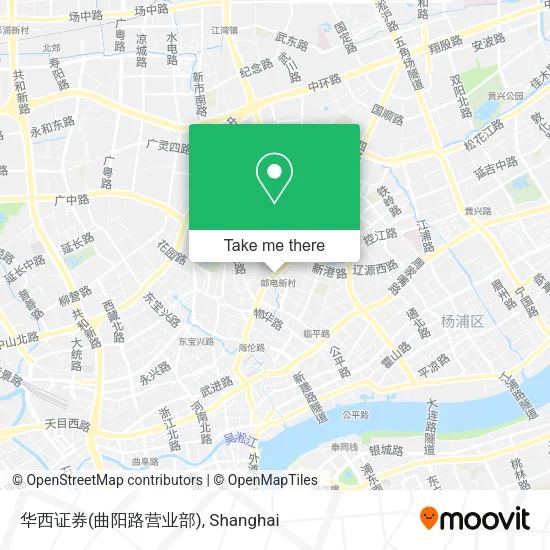 华西证券(曲阳路营业部) map