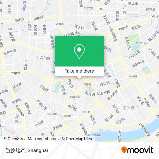 置换地产 map