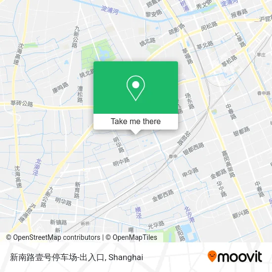 新南路壹号停车场-出入口 map