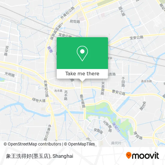 象王洗得好(墨玉店) map