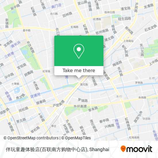 伴玩童趣体验店(百联南方购物中心店) map