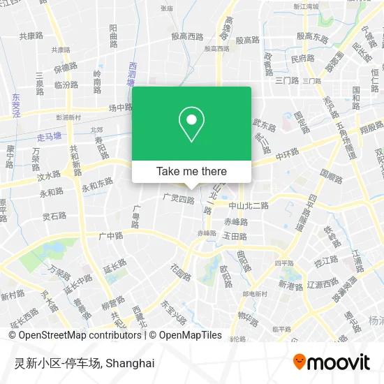 灵新小区-停车场 map