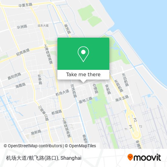 机场大道/航飞路(路口) map