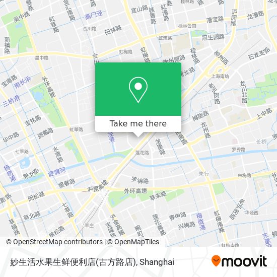 妙生活水果生鲜便利店(古方路店) map