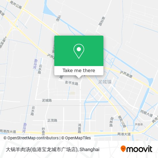 大锅羊肉汤(临港宝龙城市广场店) map