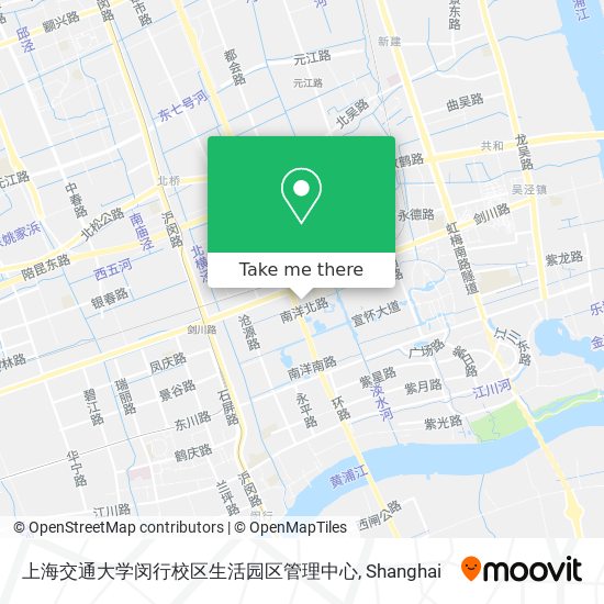 上海交通大学闵行校区生活园区管理中心 map
