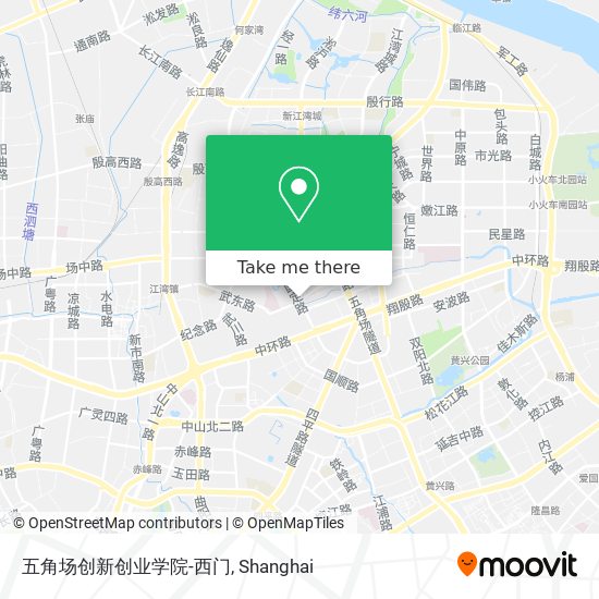五角场创新创业学院-西门 map