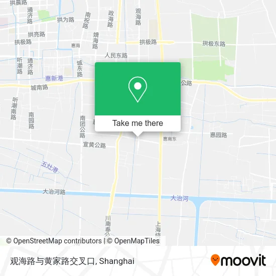 观海路与黄家路交叉口 map