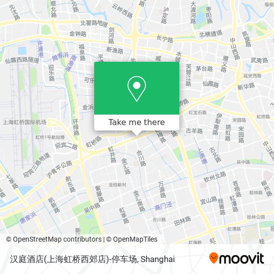 汉庭酒店(上海虹桥西郊店)-停车场 map