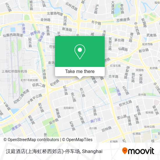 汉庭酒店(上海虹桥西郊店)-停车场 map