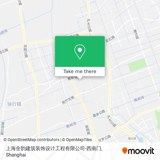 上海全韵建筑装饰设计工程有限公司-西南门 map