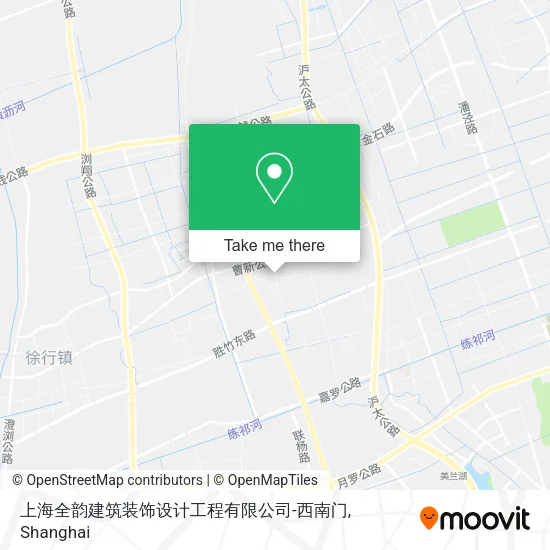 上海全韵建筑装饰设计工程有限公司-西南门 map