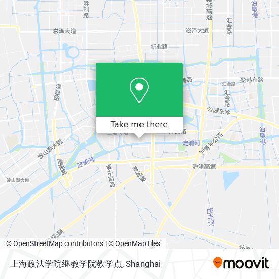 上海政法学院继教学院教学点 map