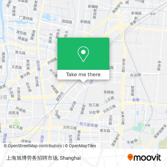 上海旭博劳务招聘市场 map