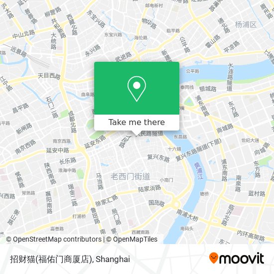 招财猫(福佑门商厦店) map