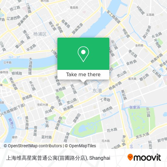 上海维高星寓普通公寓(苗圃路分店) map