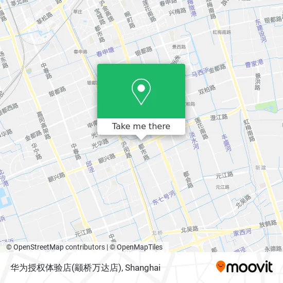 华为授权体验店(颛桥万达店) map