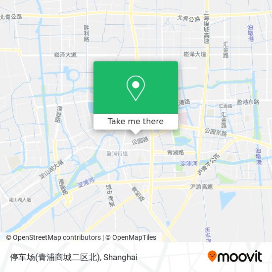 停车场(青浦商城二区北) map