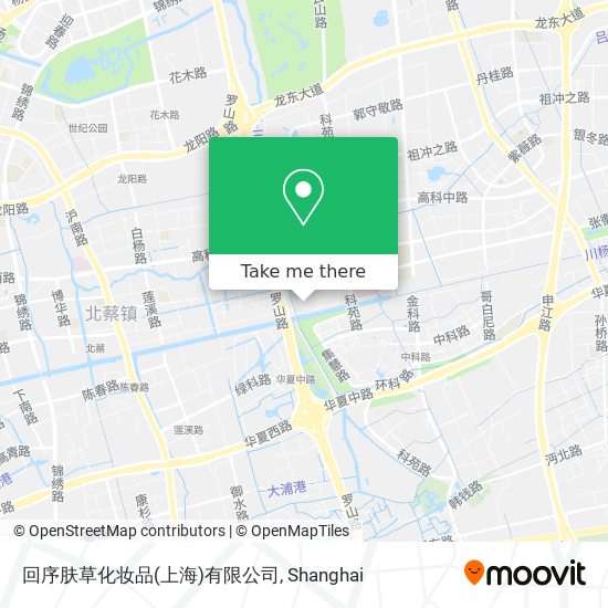 回序肤草化妆品(上海)有限公司 map