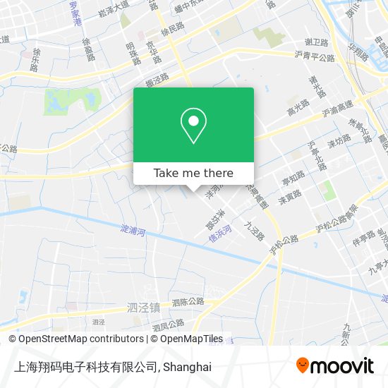 上海翔码电子科技有限公司 map