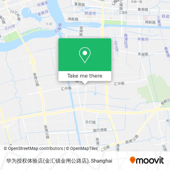 华为授权体验店(金汇镇金闸公路店) map