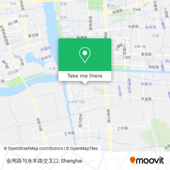 金闸路与永丰路交叉口 map