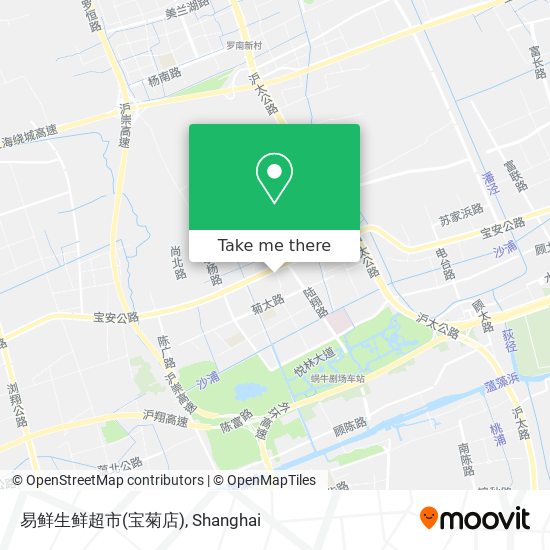 易鲜生鲜超市(宝菊店) map