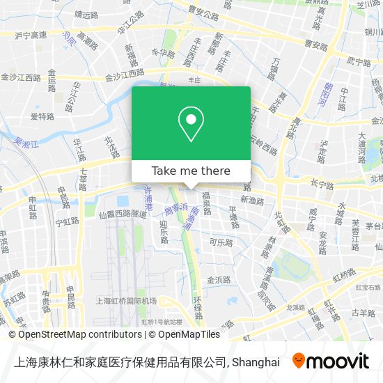上海康林仁和家庭医疗保健用品有限公司 map