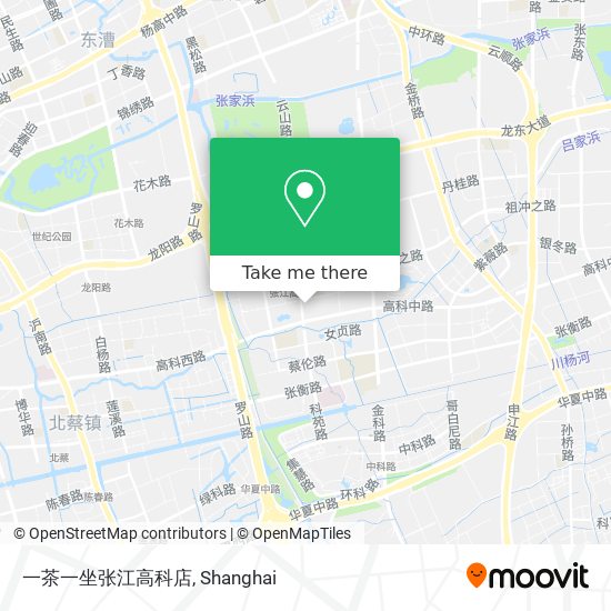 一茶一坐张江高科店 map