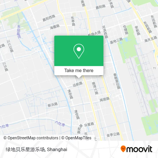 绿地贝乐星游乐场 map
