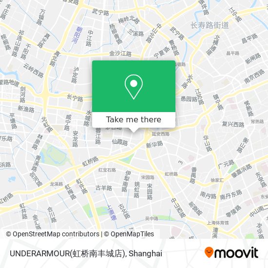 UNDERARMOUR(虹桥南丰城店) map