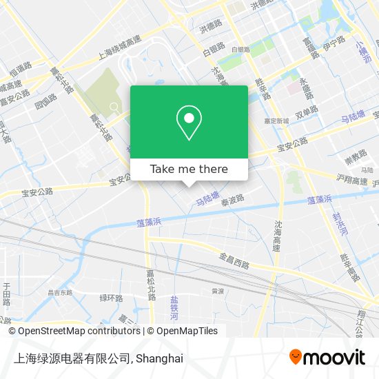 上海绿源电器有限公司 map
