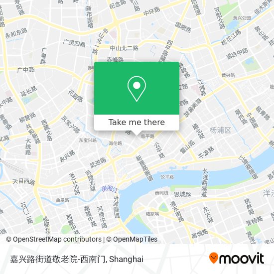 嘉兴路街道敬老院-西南门 map