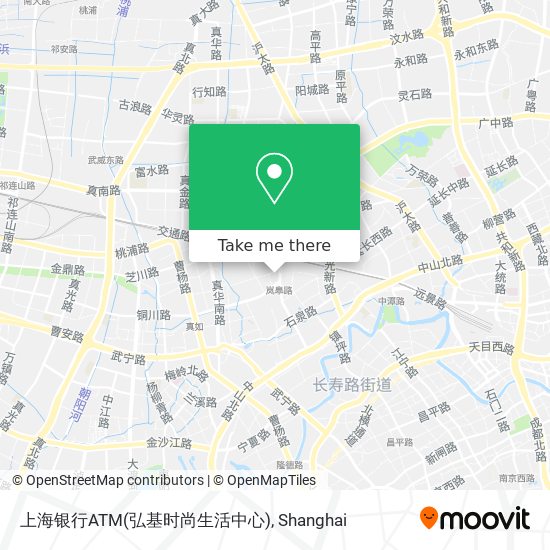 上海银行ATM(弘基时尚生活中心) map