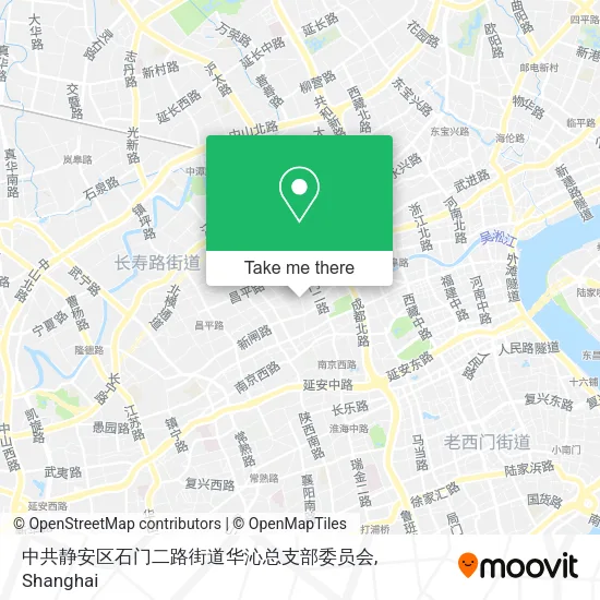 中共静安区石门二路街道华沁总支部委员会 map