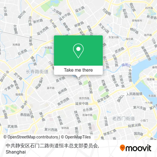 中共静安区石门二路街道恒丰总支部委员会 map
