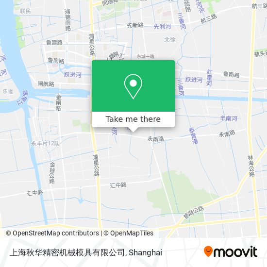 上海秋华精密机械模具有限公司 map