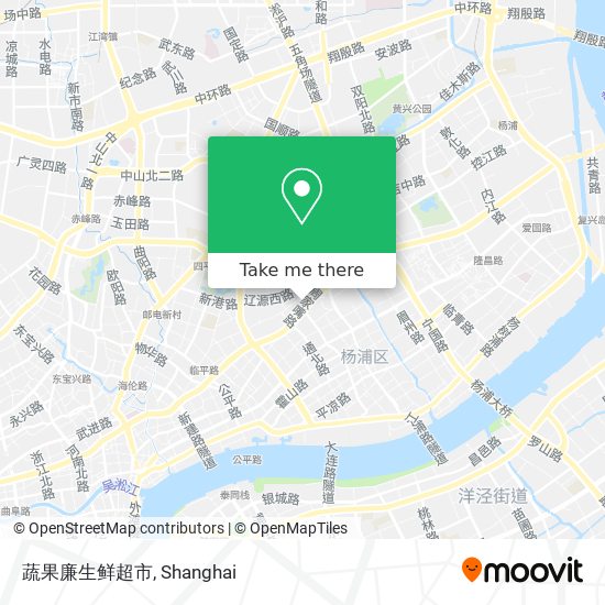 蔬果廉生鲜超市 map