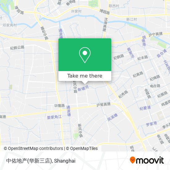 中佑地产(华新三店) map