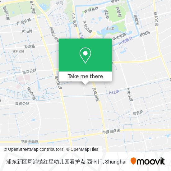 浦东新区周浦镇红星幼儿园看护点-西南门 map