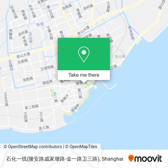 石化一线(隆安路戚家墩路-金一路卫三路) map