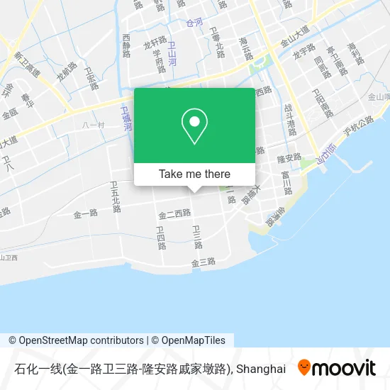 石化一线(金一路卫三路-隆安路戚家墩路) map